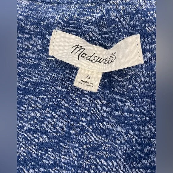 Madewell Heathered Retro Chest Stripe Tee Shirt - Picture 4 of 4